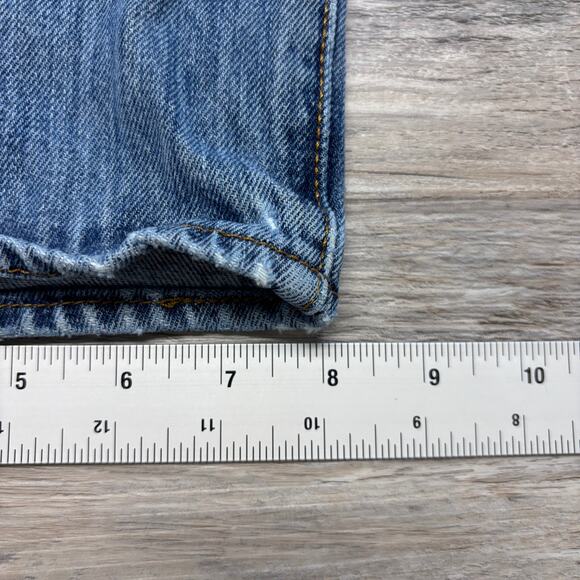 Levi's 501XX Red Tab  Blue Mens 34x31 Straight Leg Button Fly Mid Wash‎ Jeans - Picture 11 of 12